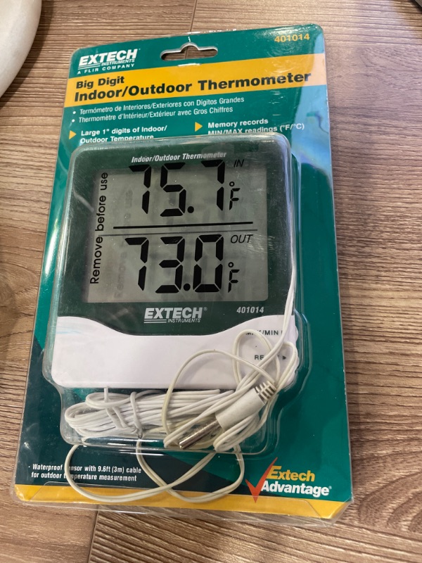 Photo 4 of Digital Thermometer: Indoor/Outdoor, Indoor Temp, Outdoor Temp
