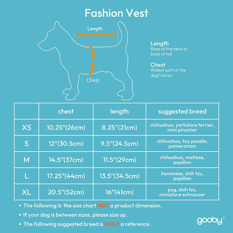 Photo 3 of Gooby Fashion Vest Dog Jacket - Pink, Medium - Warm Zip Up Dog Bomber Vest with Dual D Ring Leash - Winter Water Resistant Small Dog Sweater - Dog Clothes for Small Dogs Boy or Medium Dogs

