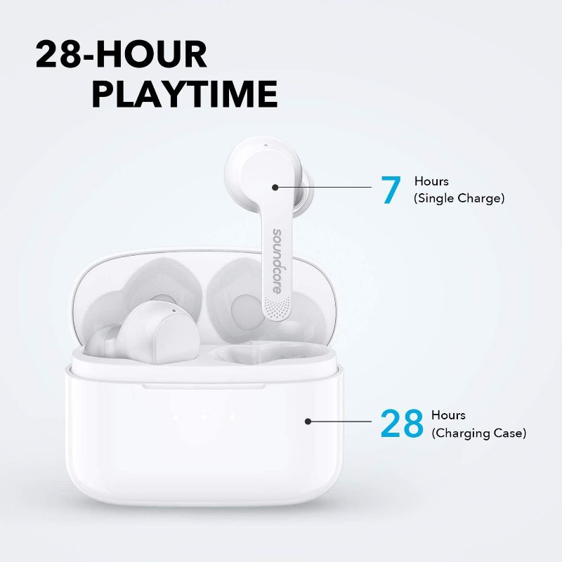 Photo 4 of Soundcore Liberty Air X - True wireless earphones with mic - in-ear - Bluetooth - noise isolating - white