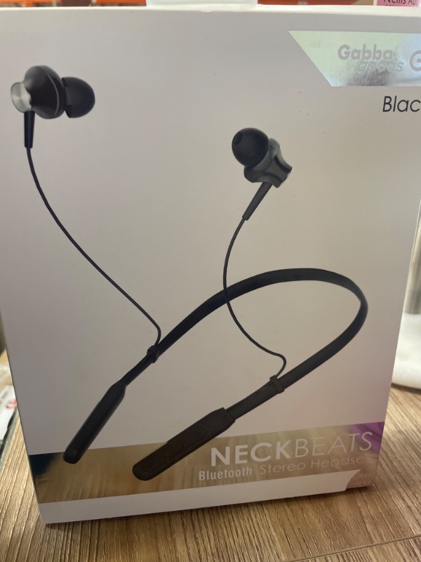 Photo 2 of GabbaGoods NeckBeats Elite Edition Bluetooth Headset black
