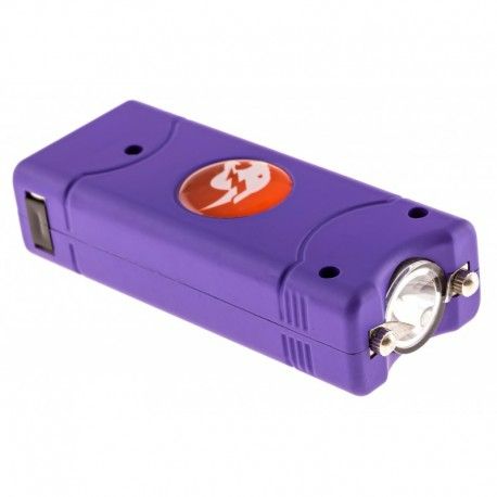 Photo 1 of Cheetah Black MAX POWER 3.8 Million Volt Rechargeable Mini Compact Stun Gun Flashlight Combo NEW PURPLE