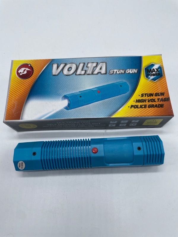 Photo 1 of LIGHT BLUE VOLTA MAX POWER STUN GUN NEW