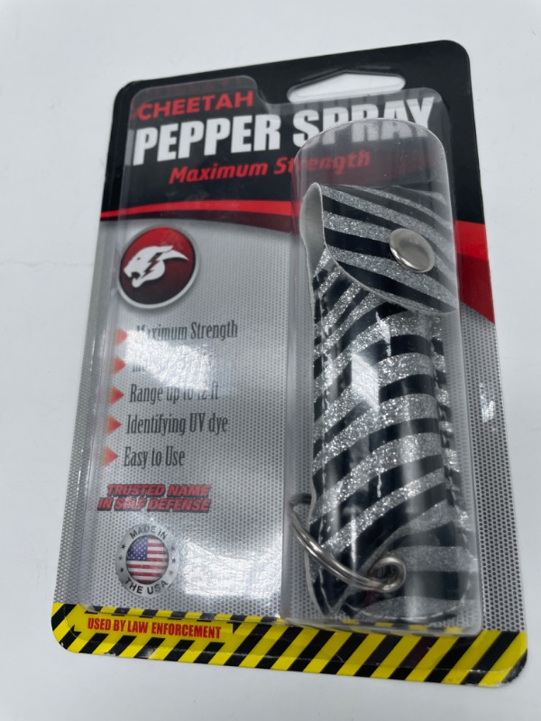 Photo 2 of Cheetah Maximum Strength Pepper Spray with Key Chain NEW 
