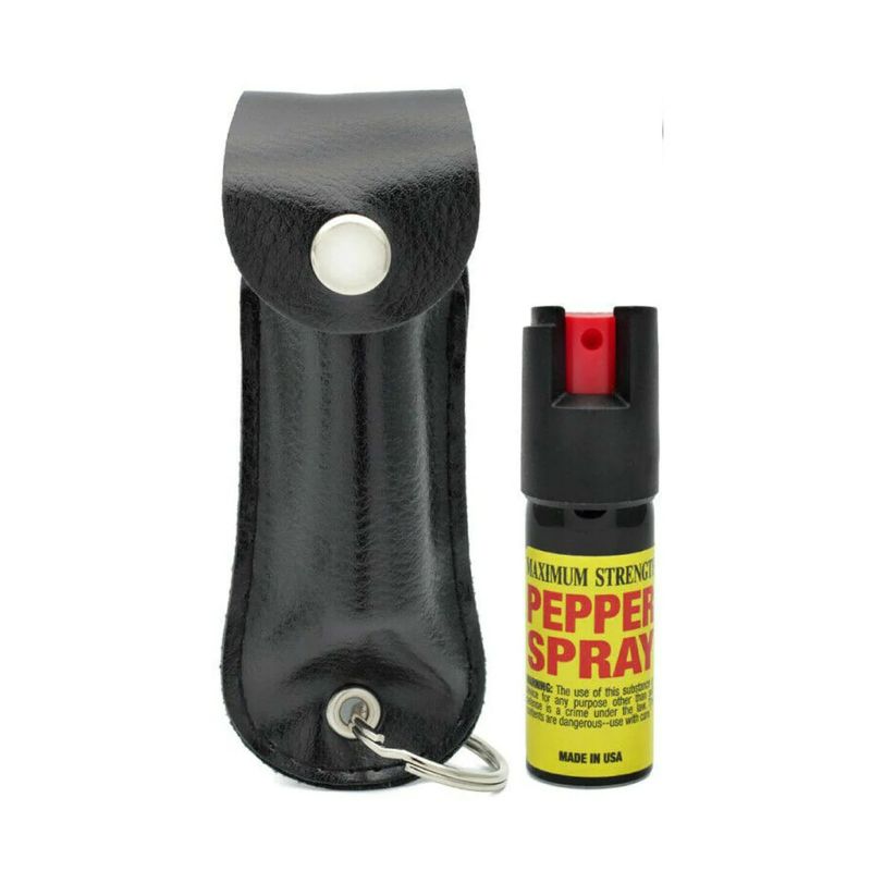 Photo 1 of CHEETAH Pepper Spray w/ Leather Holster
