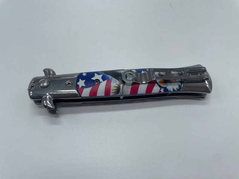 Photo 3 of AMERICAN EAGLE AMERICAN FLAG FOLDER KNIFE W/ CLIP  NEW 