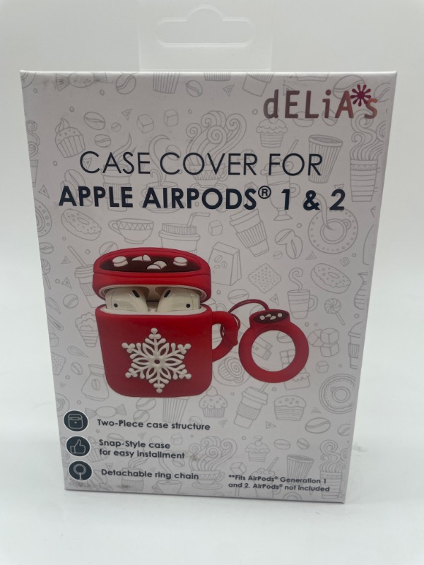 Photo 3 of Delia gabba goods hot cocoa case cover airpods case for apple airpod 1 & 2 NEW