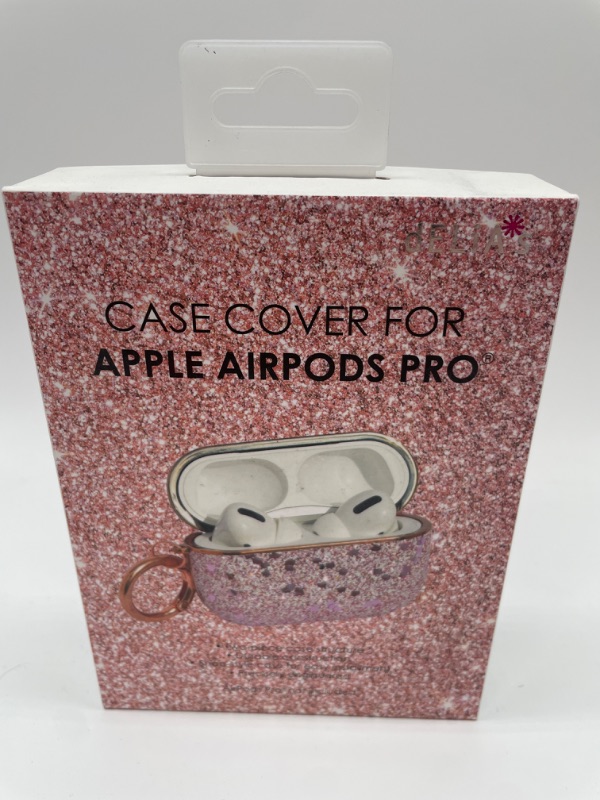Photo 2 of Pink sparkles case cover for apple airpods pro NEW