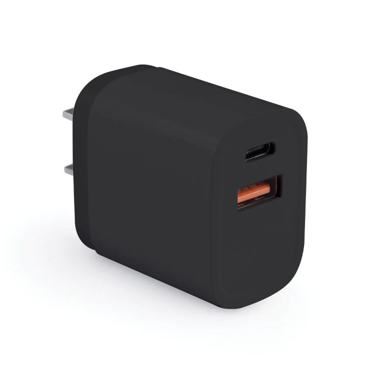 Photo 1 of RAPID PD POWER DELIVERY 18 WATT WALL CHARGER WITH USB-A AND USB-C
