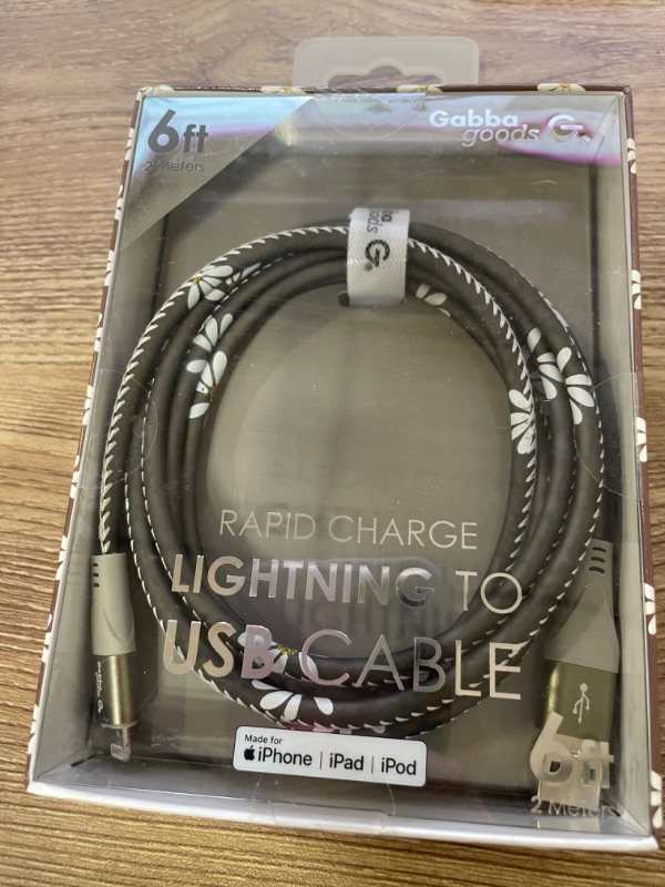 Photo 2 of MFI CERTIFIED LIGHTNING 4FT LIGHTNING SYNC & CHARGE CABLE COMPATIBLE WITH: IPHONE 13/IPHONE 13 PRO/IPHONE 13 PRO MAX/IPHONE 13 MINI/IPHONE 12 PRO/IPHONE 12 PRO MAX/IPHONE 12 MINI/IPHONE 12/IPHONE 11
