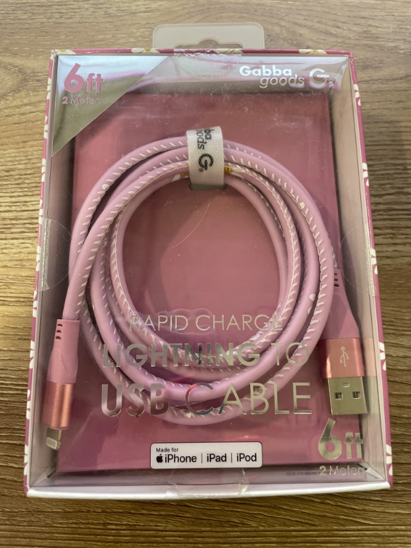 Photo 2 of MFI CERTIFIED LIGHTNING 4FT LIGHTNING SYNC & CHARGE CABLE COMPATIBLE WITH: IPHONE 13/IPHONE 13 PRO/IPHONE 13 PRO MAX/IPHONE 13 MINI/IPHONE 12 PRO/IPHONE 12 PRO MAX/IPHONE 12 MINI/IPHONE 12/IPHONE 11
