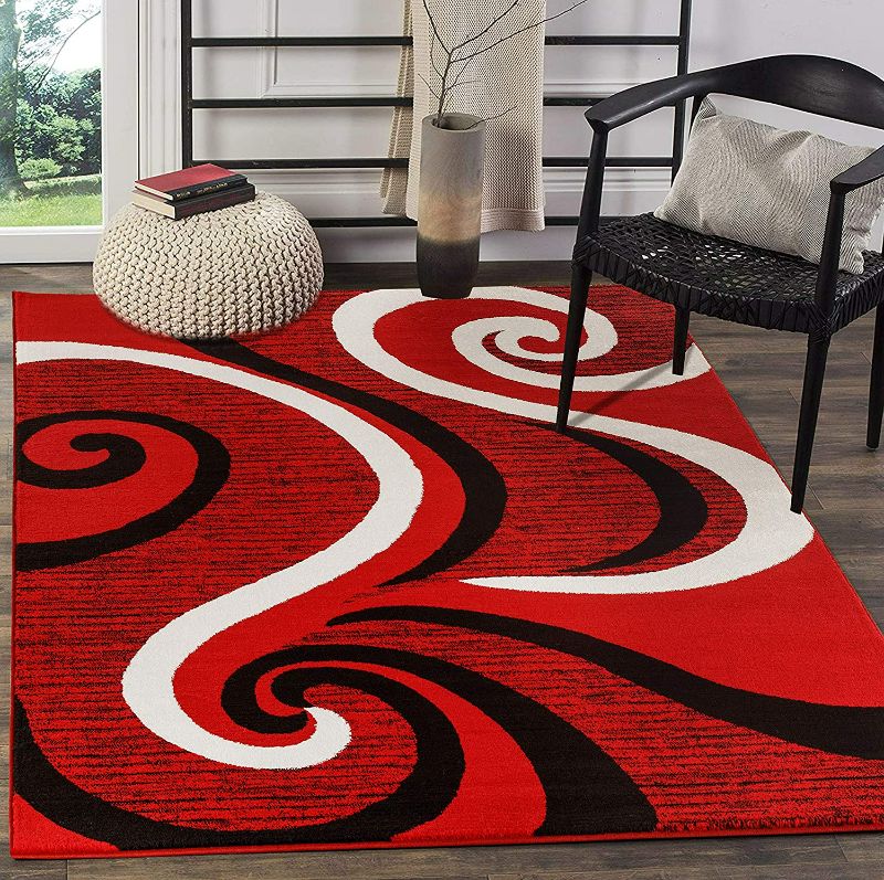 Photo 1 of GLORY RUGS Modern Area Rug 8x10 Swirls Carpet Bedroom Living Room Contemporary Dining Accent Sevilla Collection 4817A 
