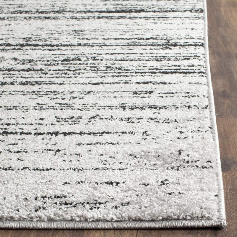 Photo 3 of SAFAVIEH Adirondack Collection 8' x 10' Light Grey/Grey ADR113C Modern Ombre Non-Shedding Living Room Bedroom Dining Home Office Area Rug
