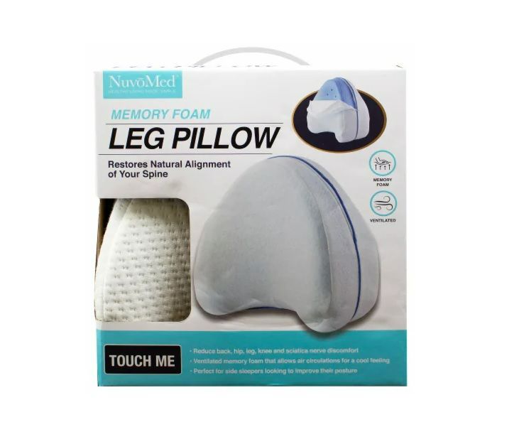 Photo 2 of NuvoMed Memory Foam Leg Pillow Washable Case and Ventilated 
