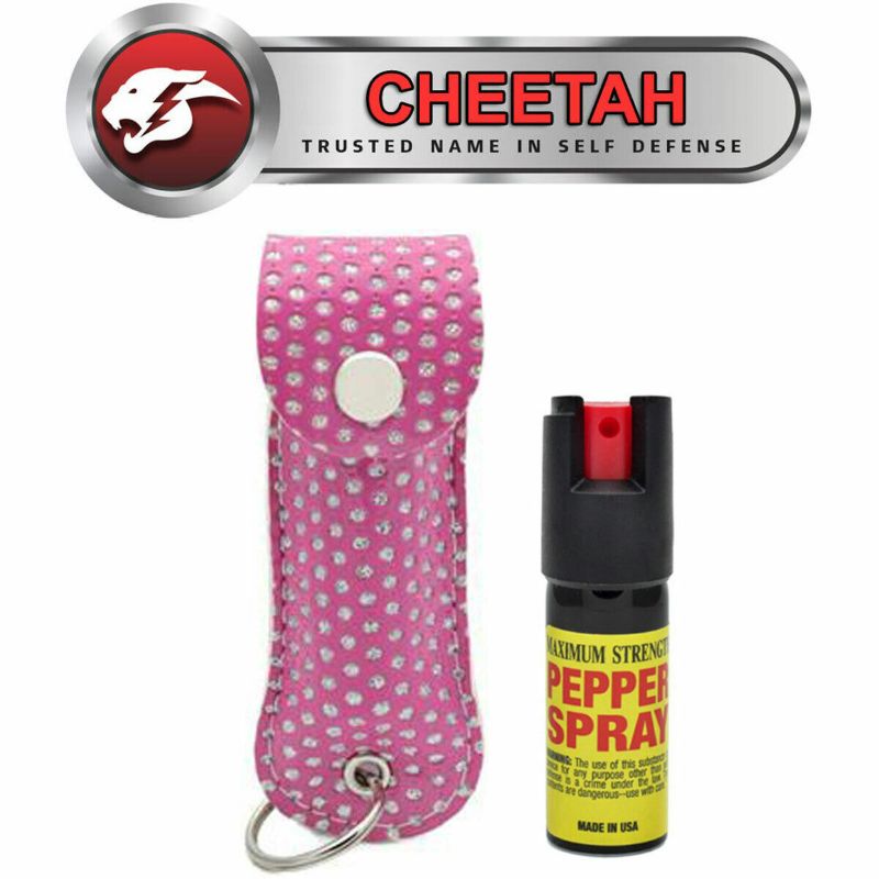 Photo 1 of FIGHTSENSE Self Defense Pepper Spray - 1/2 oz Compact Size Maximum Strength Police Grade Formula Best Self Defense Tool for Women W/Pouch Keychain