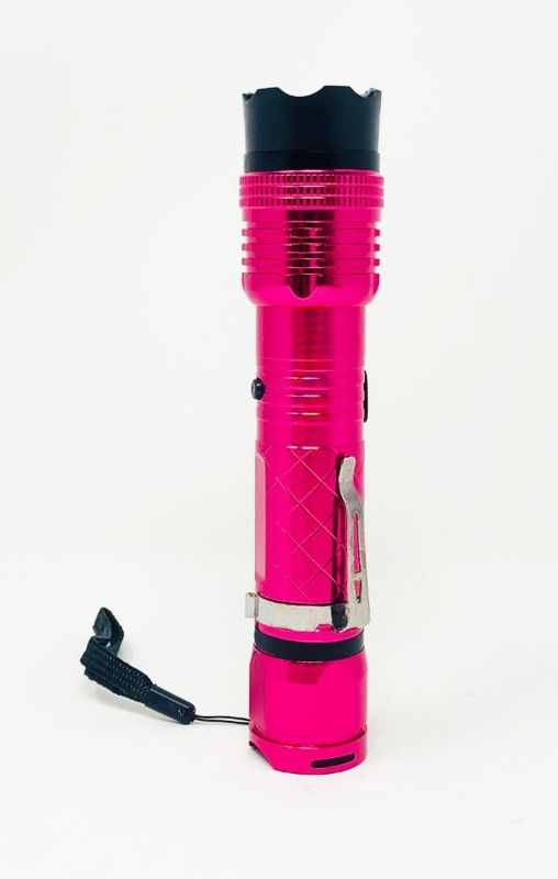 Photo 1 of Thunder Blast Self Defense Stun Gun Led Flashlight pink NEW
