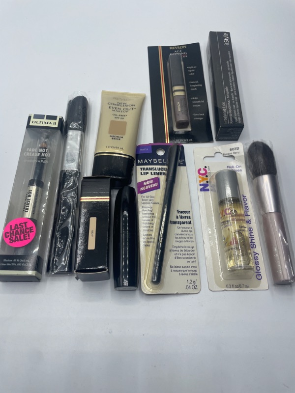 Photo 2 of Miscellaneous variety brand name cosmetics including (Maybelline ,Revlon, nyc ,it style & discontinued makeup products)