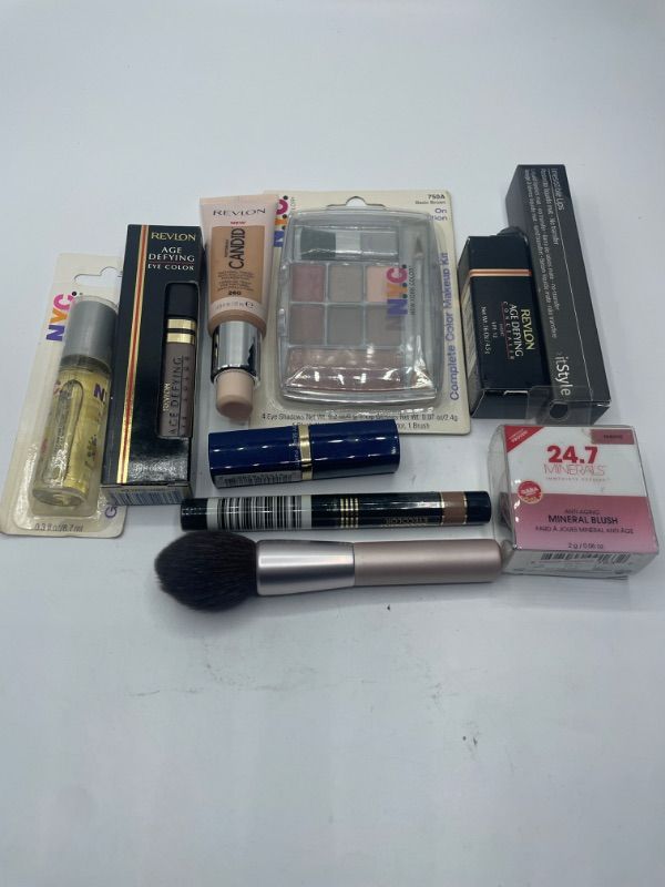 Photo 2 of Miscellaneous variety brand name cosmetics including (Maybelline, Revlon, NYC, it style & discontinued makeup products)