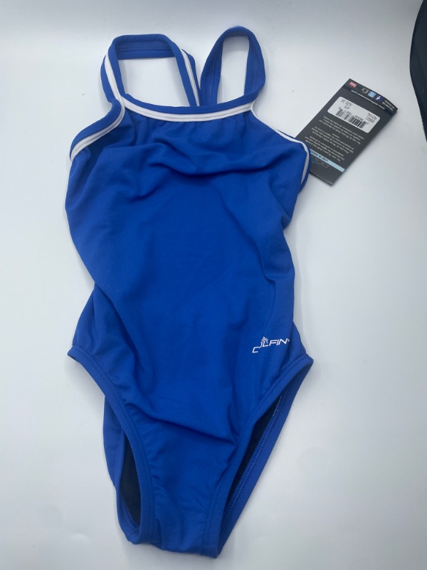 Photo 2 of DOLFIN TEAM SOLID DBX BACK SUIT WOMENS size 24
