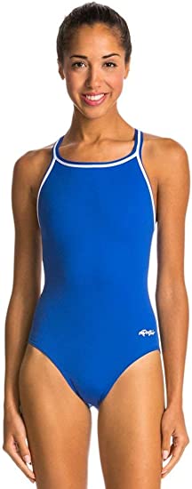 Photo 1 of DOLFIN TEAM SOLID DBX BACK SUIT WOMENS size 24
