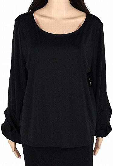Photo 1 of I-N-C Womens Balloon Sleeve Pullover Blouse
