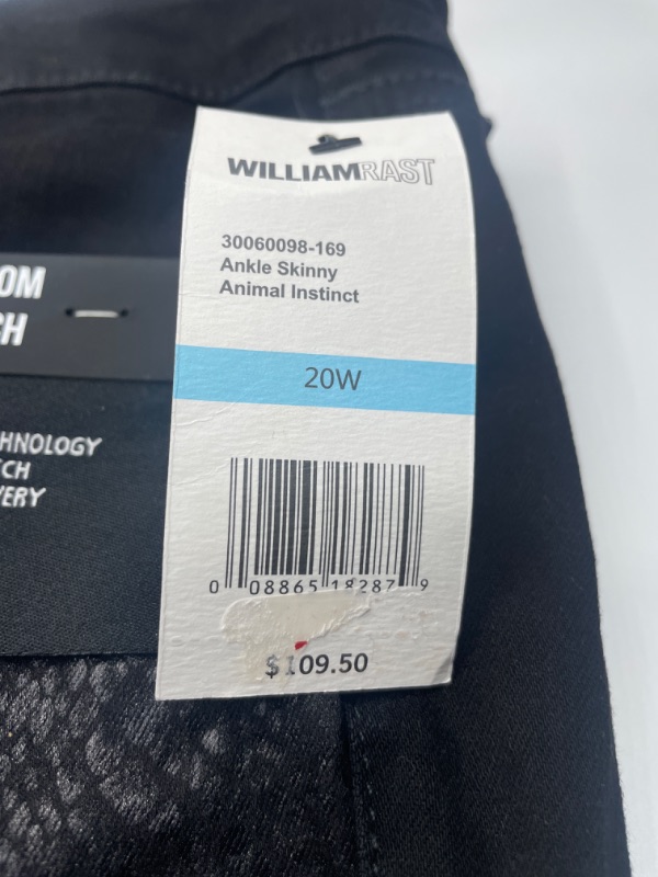 Photo 4 of William Rast Women's Perfect Skinny Jean 20w Animal Instinct