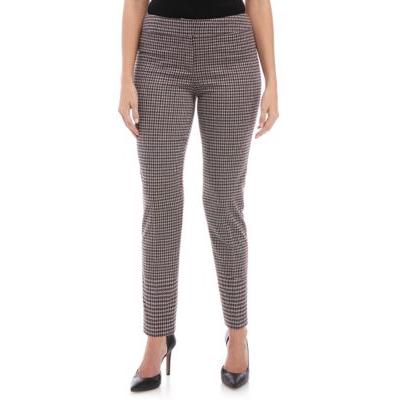 Photo 1 of Nine West Women's Houndstooth Tapered Pants - 4

