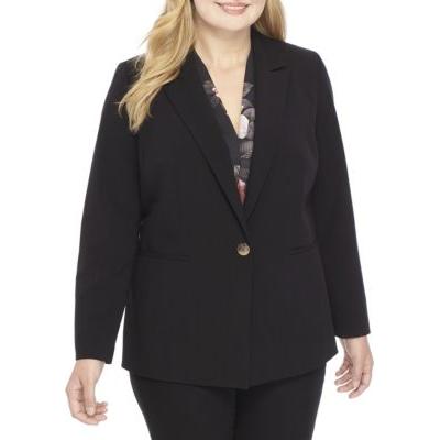 Photo 1 of NINE WEST Womens Black Formal Jacket Plus Size: 20W
