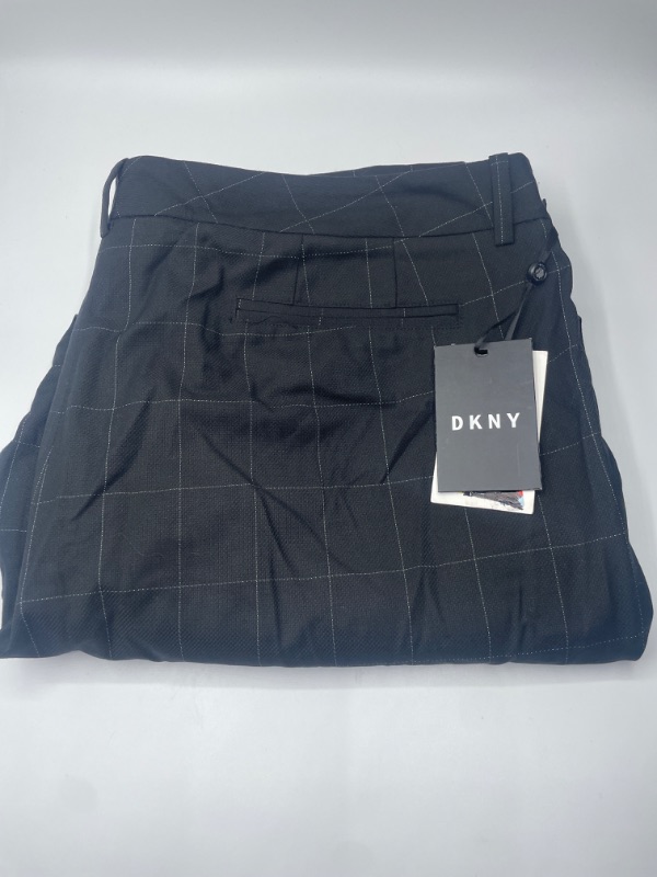 Photo 2 of Dkny Womens Windowpane Dress Pants Style # Du8id301 - 18
