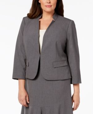 Photo 1 of Women's Jacket Plus Two-Pocket Notch-Collar 18W