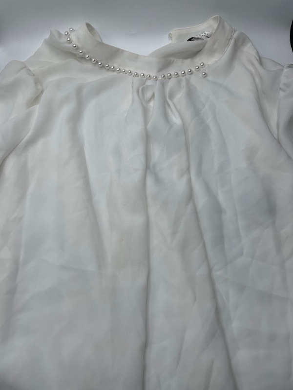 Photo 3 of Tahari ASL Womens Embellished Short Sleeves Dress Top SIZE XL
