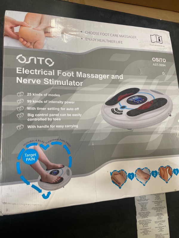 Photo 6 of OSITO Foot Circulation Stimulator-FSA HSA Approved Foot Circulation Promoter Device, Pulse EMS & TENS Foot Nerve Stimulation Massager- Boost Circulation, Relief of Neuropathy Pain and Body Pains
