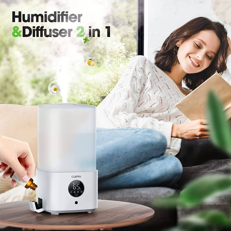 Photo 2 of Humidifiers For Bedroom, 3L Air Humidifiers For Large Room Home Desktop, Ultrasonic Cool Mist Humidifiers For Baby, 12H Work Time, Auto Shut-Off, Quiet Operation
