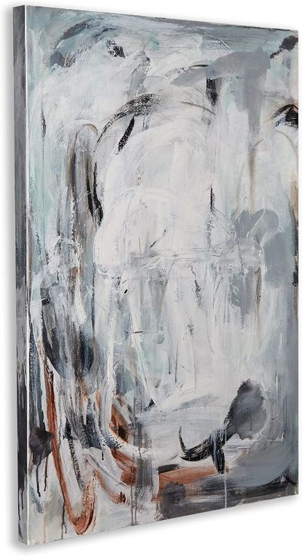 Photo 1 of ArtbyHannah 24x36 inch Large Abstract Canvas Paintings Wall Art for Living Room, Textured Hand- Painted Oil Paintings on Canvas for Bedroom Decor, Ready to Hang
