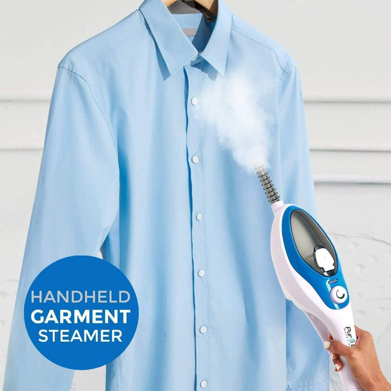Photo 5 of PurSteam Steam Mop Cleaner 10-in-1 with Convenient Detachable Handheld Unit, Laminate/Hardwood/Tiles/Carpet Kitchen - Garment - Clothes - Pet Friendly Steamer Whole House Multipurpose Use
