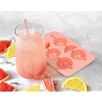Photo 4 of Fancy That CITRUS SIPPERS - Silicone Ice Tray and Straws

