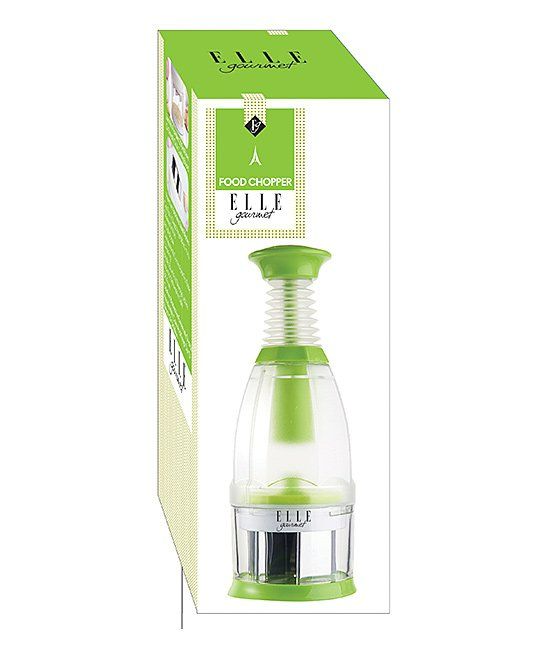 Photo 2 of ELLE Gourmet | Green Food Chopper BPA Free Plastic Stainless Steel 