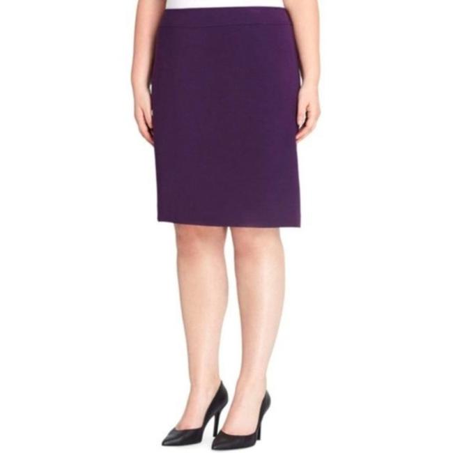 Photo 1 of TAHARI ARTHUR S. LEVINE FRENCH PURPLE SKIRT SIZE 14