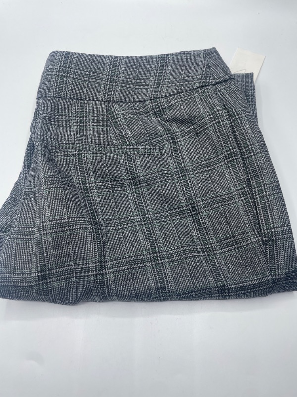 Photo 2 of KASPER Womens Gray Check Pants Size: 8
