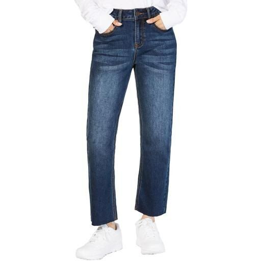 Photo 1 of Indigo Rein Womens Juniors High-Rise Straight Leg Ankle Jeans
size 9