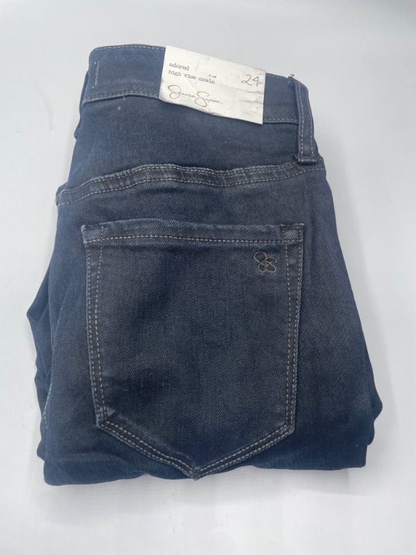 Photo 2 of Jessica Simpson Juniors' Adored Curvy Skinny Ankle Jeans 24
