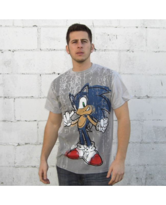 Photo 1 of Sonic The Hedgehog Scribble T-Shirt
size medium