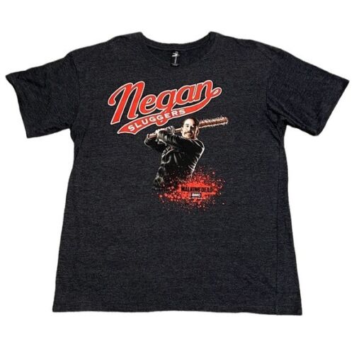 Photo 1 of The Walking Dead T-shirt Men's Size Large Negan Sluggers Lucille Bat Zombies AMC size medium
