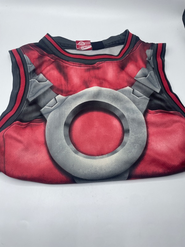 Photo 2 of Marvel Super Heroes Deadpool Basketball Jersey size small
