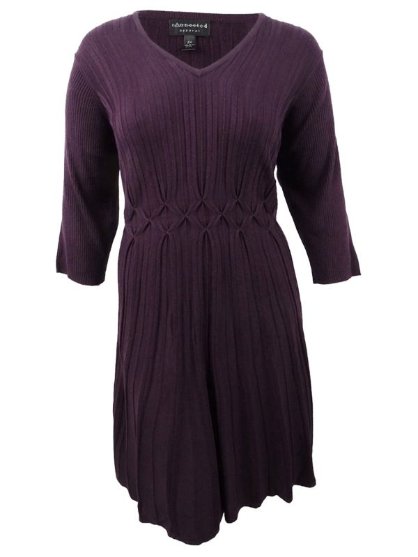 Photo 1 of Connected Plus Size 2X Fit & Flare Dress
