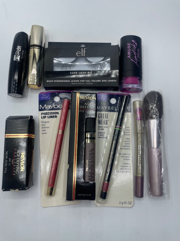 Photo 2 of Miscellaneous variety makeup brand Name cosmetics including ( Maybelline , Revlon ,It Style, Amuse & DISCONTINUED MAKEUP ITEMS)