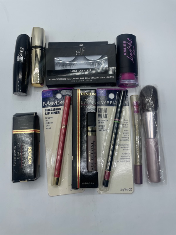 Photo 1 of Miscellaneous variety makeup brand Name cosmetics including ( Maybelline , Revlon ,It Style, Amuse & DISCONTINUED MAKEUP ITEMS)