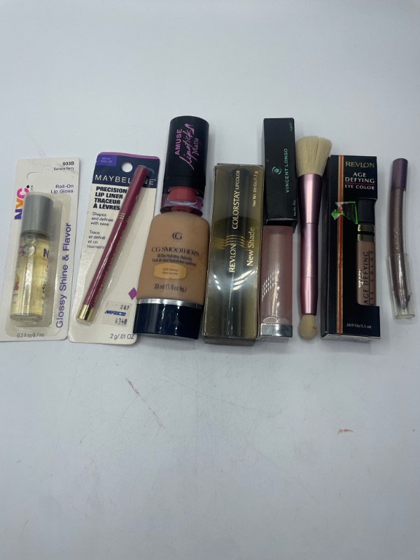 Photo 2 of Miscellaneous variety makeup brand Name cosmetics including ( Maybelline , Revlon ,Amuse, Vincent Longo & DISCONTINUED MAKEUP ITEMS)