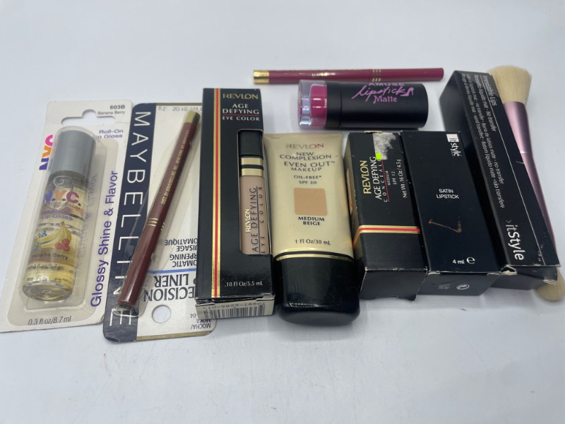 Photo 2 of Miscellaneous variety makeup brand Name cosmetics including ( Maybelline , Revlon ,It Style, N.Y.C & DISCONTINUED MAKEUP ITEMS)
