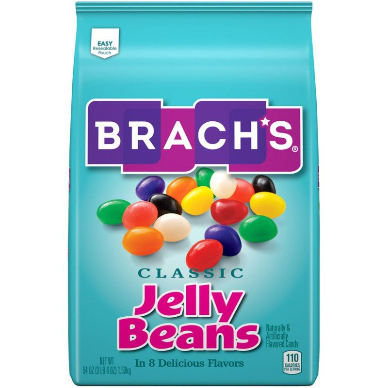 Photo 1 of Brach's Classic Jelly Beans, Assorted Flavors, 54 Ounce Bulk Candy Bags (Pack of 2)
