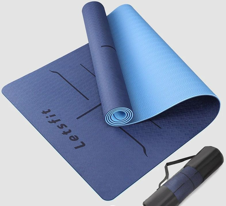 Photo 1 of Letsfit Non Slip Yoga Mat with Dual Layers
